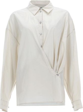 Christophe Lemaire Straight Collar Twisted Shirt