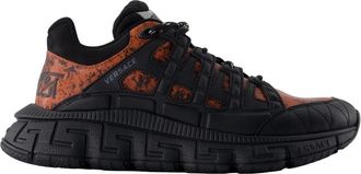Versace Sneakers - Heren - Sneakers - Zwart - 40 EU - Leer - Schoenen