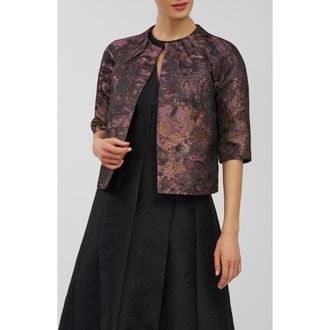 Kay Unger Matilda Evening Jacket in Carbon Multi at Nordstrom Rack, Size 4