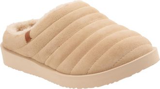 Revitalign Valley Faux Fur Lined Slipper in Sesame at Nordstrom, Size 10