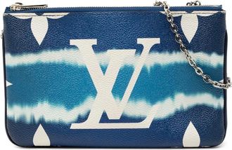 Louis Vuitton Pre-owned Cross Body Bags, female, Blue, Size: ONE SIZE Pre-owned Chain Embellished Pouch