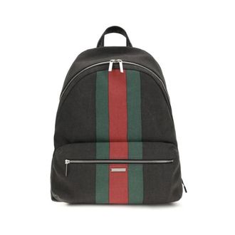 Gucci Positano Rugzak - Heren - Tassen - Zwart - Maat: ONE Size Katoen