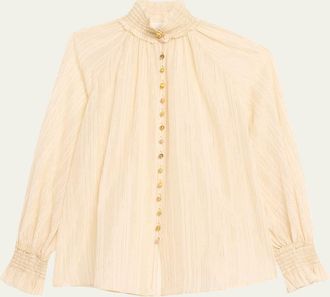 Zimmermann Aster Buttoned Blouse