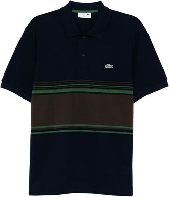 Lacoste Gestreept poloshirt - Blauw