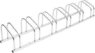 vidaXL Vidaxl - Bicicletero Para 6 Bicicletas Acero Galvanizado