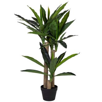 Wanderlust Deco Dracaena Verde Artificial Decorativa Con 73 Hojas Verde 65x55x105