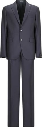 Tagliatore Completo in lana con chiusura a due bottoni - Blu