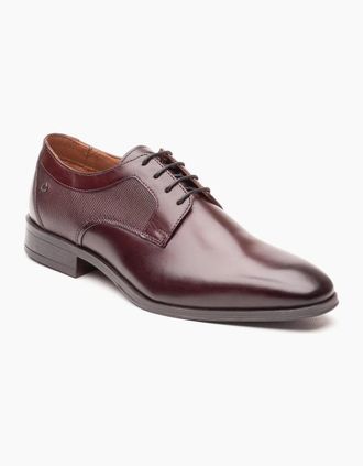 base Mens Base London Dome Leather Mens Burnt Brown Lace-Up Shoes - Size: 12