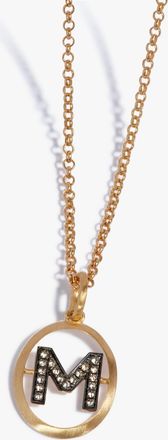 Annoushka Initial M Necklace