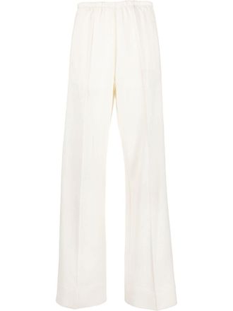 Palm Angels Pantaloni sportivi con banda laterale - Bianco