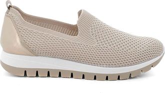 Igi & Co Igi&Co, Sneakers, female, Beige, Size: 8 US Knitted Slip-Ons in Eco-Fabric