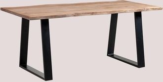 Sklum Sklum - Tavolo da Pranzo Rettangolare in Legno di Acacia (180x90 cm) Varena