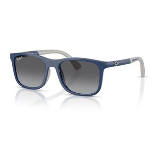 Ray-Ban Blauw Grijs Zonnebril met Grijze Schaduw - unisex - Zonnebrillen - Blauw - 47 MM - Accessoires