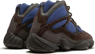 Yeezy by Kanye West Mens Suede And Textile High-Top Sneakers Multicolor
