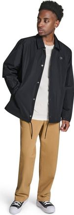 Converse CONS Andover Skate Button Up Jacket in Converse Black at Nordstrom, Size X-Large
