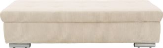 Domo Collection Hocker »Treviso XXL: B/T/H: 161/60/41 cm« mit Stauraum, auch in Cord, passend zur Serie, moderne Steppung