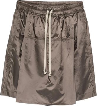 Moncler Woven Kiltshorts - Heren - Korte Broeken - Grijs - M - Polyester - Korte Broeken