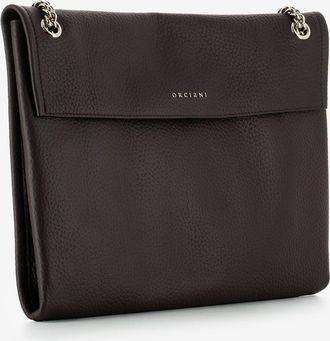 Orciani Borsa a spalla Venus M soft testa di moro