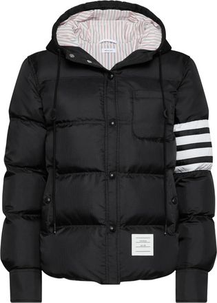 Thom Browne Giacca con dettaglio a 4 righe - Nero