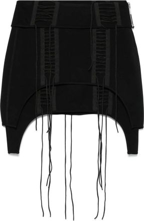 Helmut Lang Dames, Rokken, Zwart, Maat: 2XS Nylon