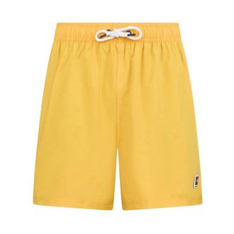 Aquascutum Beachwear, male, Yellow, Size: XL Active Technical Fabric Swim Shorts