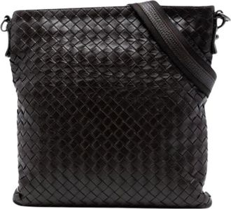 Bottega Veneta Pre-owned Woven Crossbody Bag - - Pre-owned - Donna - Marrone - ONE SIZE