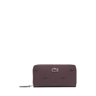 Lacoste Cartera grande con cremallera - Accessories - Mujer - Marr&oacute;n - ONE SIZE