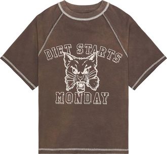 Diet Starts Monday Dsm-Hol24-031 Wildcat Raglan