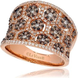 Le Vian Ladies Grand Sample Sale Ring in 14K Strawberry Gold