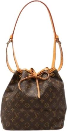 Louis Vuitton Pre-owned Petit Noe Bucket Bag - Pre-owned - Mujer - Marr&oacute;n - ONE SIZE