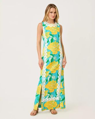 Lilly Pulitzer Lotta Stretch Maxi Shift Dress