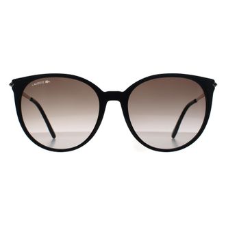 Lacoste Round Womens Black Grey Gradient L928S - One Size