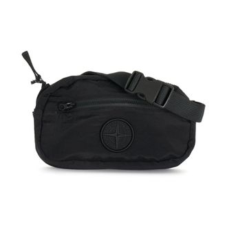 Stone Island Bum Bags, unisex, Black, ONE SIZE, Compass Belt Bag