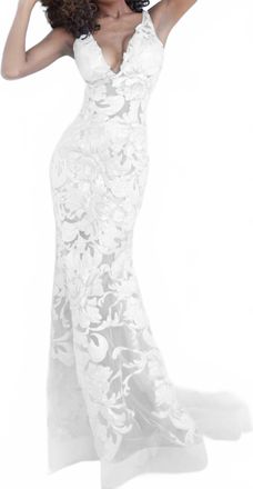 Jovani Womens Prom Dress In White