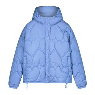 Fab By Fabienne Chapot Prisca Puffer - Dames - Winterjassen - Blauw - XS - Leer - Jassen