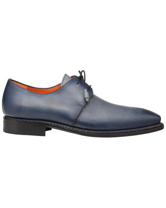 Mezlan Principe Patina Leather Derby Shoe