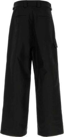 Balenciaga Cotton Cargo Pants - Black