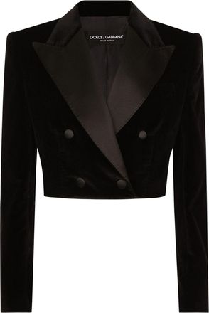 Dolce & Gabbana Spencer Blazer - Womens - Virgin Wool/Silk/Polyester
