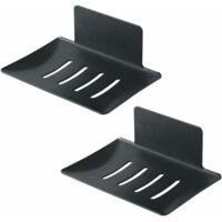 OEM Jabonera Zvd, 2 Unidades, Soporte Adhesivo De Pared De Acero Inoxidable Para Jab&oacute;n Y Esponja, Bandeja De Almacenamiento Duradera Para Ba&ntilde;o Y Cocina, N