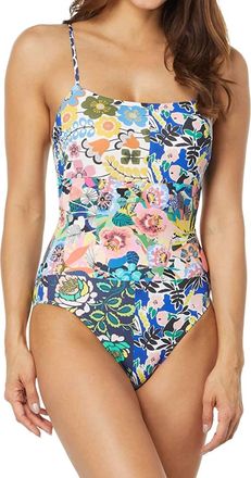 Johnny Was Layla Spaghetti Strap One-Piece In Multicolor