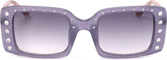 Linda Farrow NO 21 N21S34 C5 Womens Sunglasses Purple Size 47