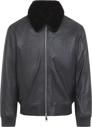 Yves Salomon Giacca in Pelle Yves Salomon - - Jackets - Uomo - Nero - L