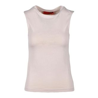 Wild Cashmere Sleeveless Tops, female, Beige, S, Tshirt