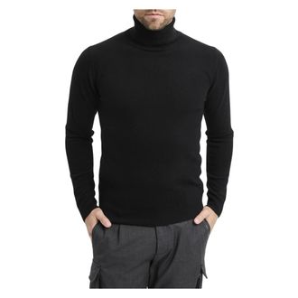 Daniele Fiesoli Turtleneck Jumper - male - Daniele Fiesoli - Turtlenecks - Black - XL - Knitwear