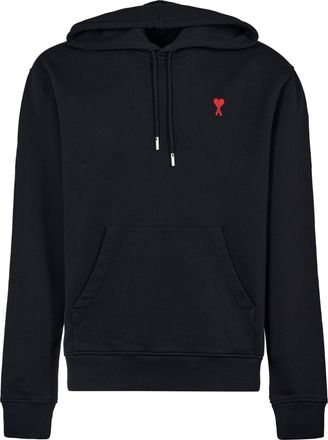 Ami Quota Red Ami De Coeur Hoodie