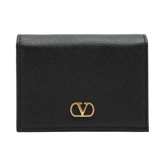 Valentino Garavani Wallets & Cardholders, female, Black, Size: ONE SIZE Flap French Wallet