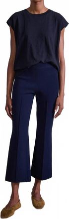 Apiece Apart Rene Pull On Pants In Navy