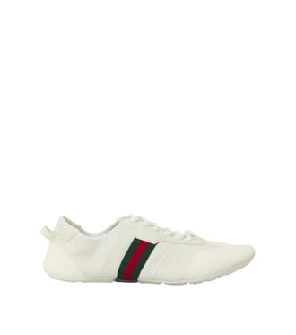 Gucci White Color Block Flex Sneakers