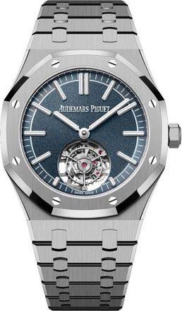 Audemars Piguet Royal Oak Tourbillon Automatic Blue Dial Mens Watch 26730TI.OO.1320TI.02
