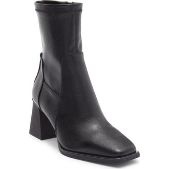Steve Madden Vallie Square Toe Bootie in Black at Nordstrom Rack, Size 11